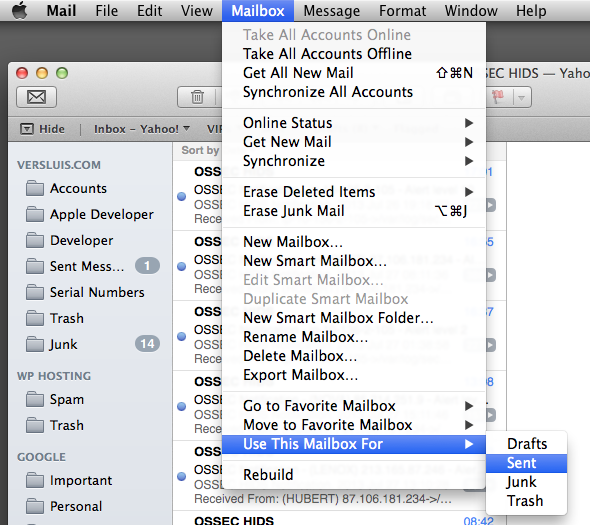 How To Map Imap Folders In Mac Mail The Wp Guru