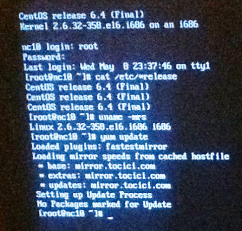 It works: CentOS 6.4 on Samsung NC10