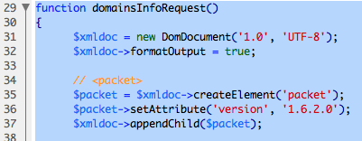 Selected but uncollapsed code