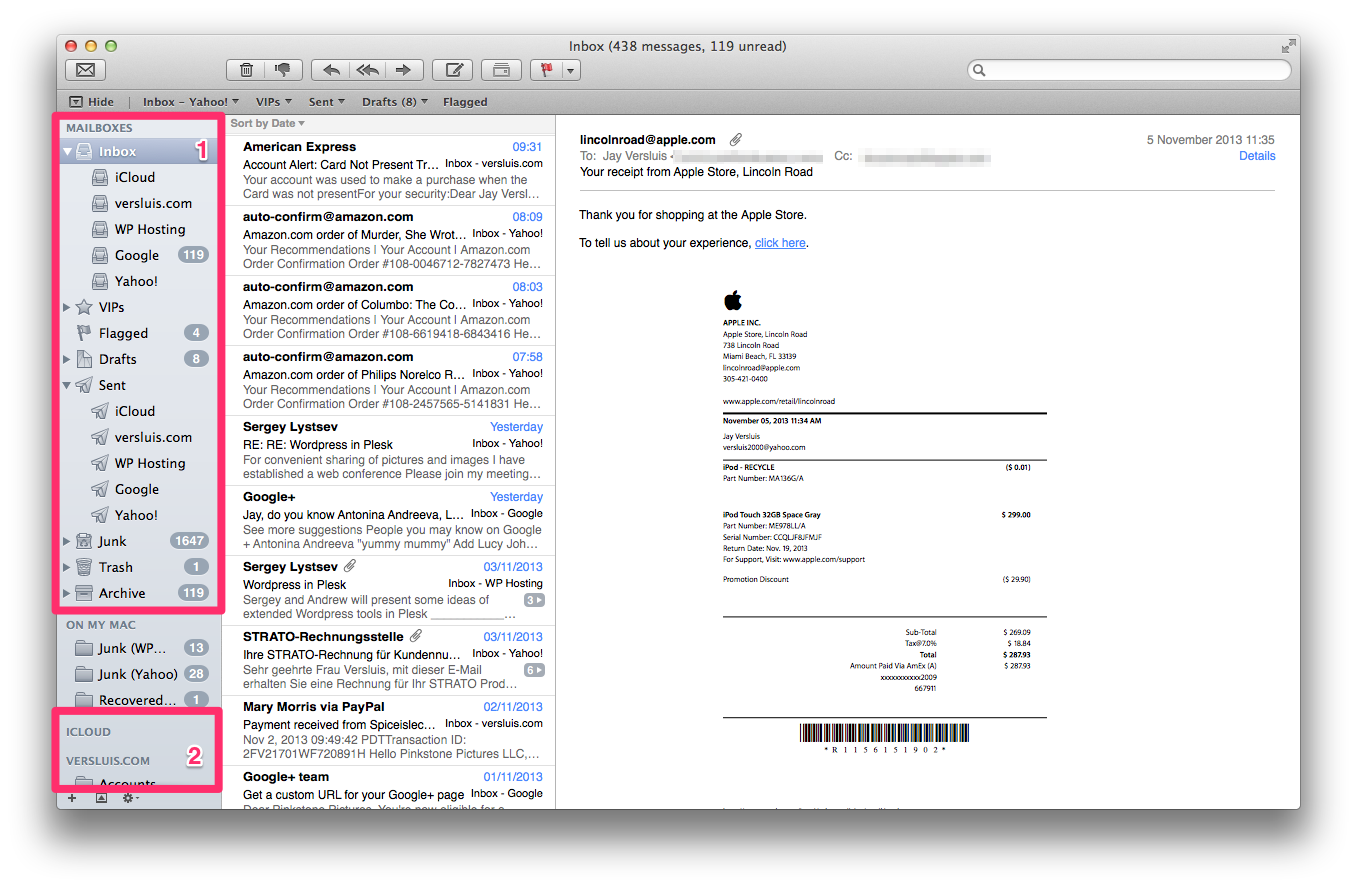 mac mail archive location