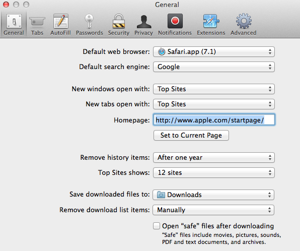 force safari to download file