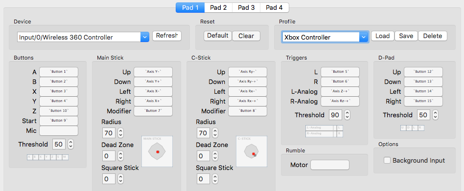 dolphin emulator mac keyboard controller setup