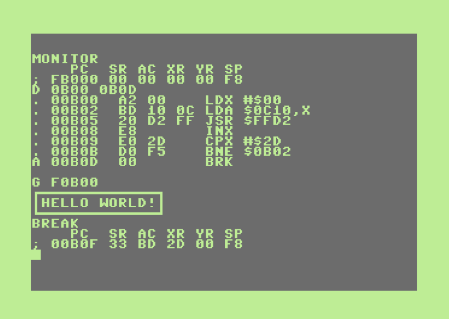 Writing HELLO WORLD In Machine Language On The Commodore 128 The WP Guru