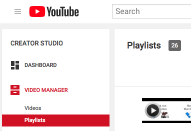  The Creator Studio and Video Manager