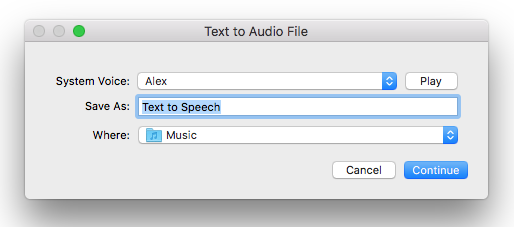 mac os x tts voices