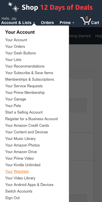 How to find amazon channel online subscriptions