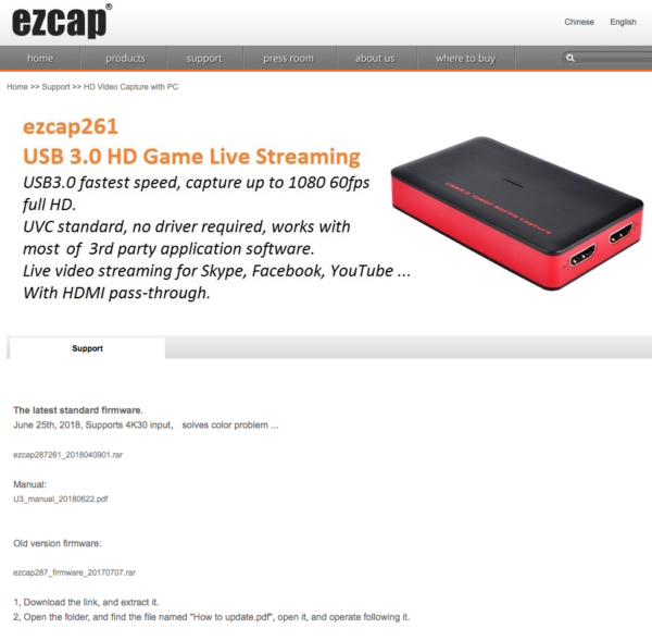 Ezcap 261 Agptek Mypin Usb3 Game Capture Review The Wp Guru