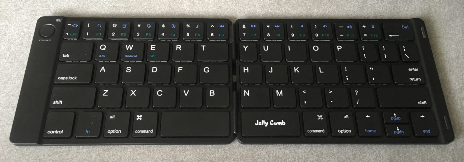 Jelly Comb Foldable Bluetooth Keyboard Review The WP Guru