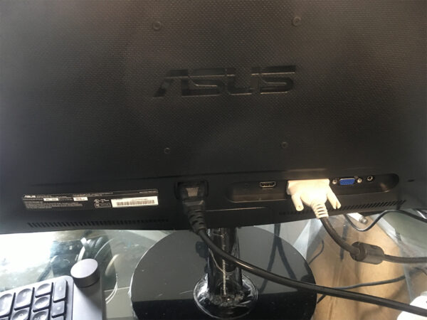 asus vs247 monitor no sound