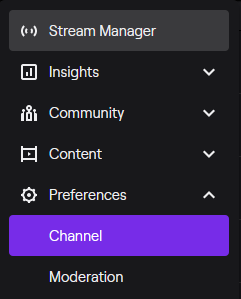 Twitch following