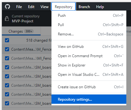 how to create a file folder within a repo on github