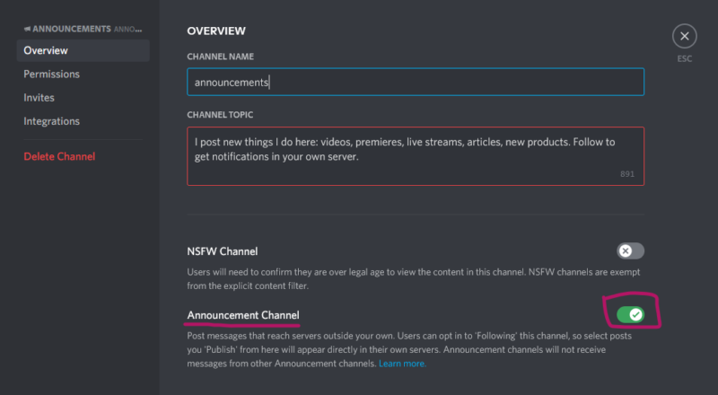 Discord Announcement Channels and how to make them work WP Hosting