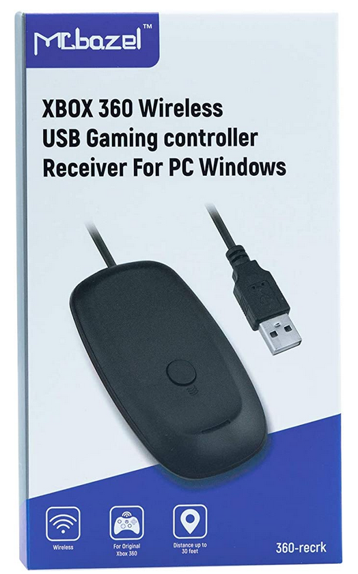 How to use an Xbox 360 Wireless McBazel receiver on Windows 10/11