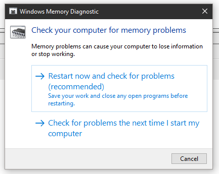 How to test your System RAM in Windows