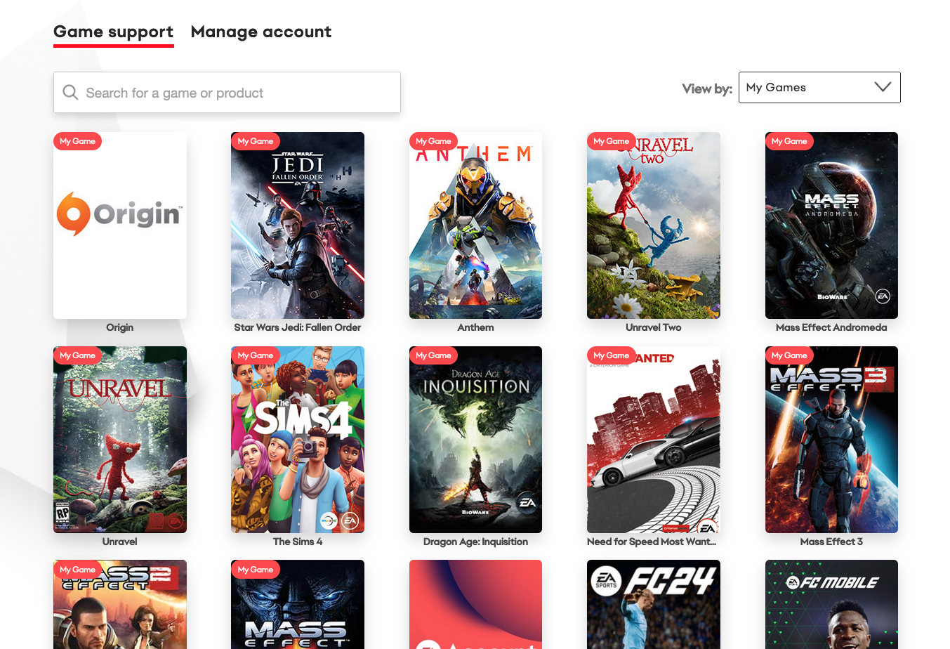 How to see all games in your EA Origin Account via the website – The WP ...